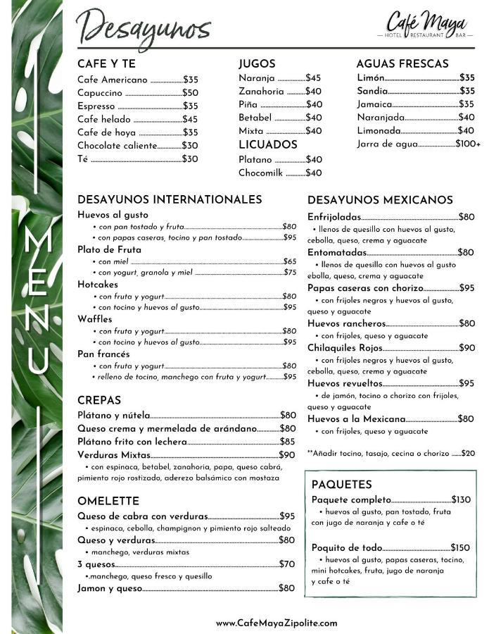 Cafe Maya - Зиполите Екстериор снимка
